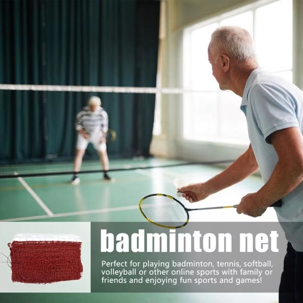 Table Tennis Volleyball - Standard-Badmintonnetz-Ersatz, einfach zu installierendes Tennisnetz, faltbares