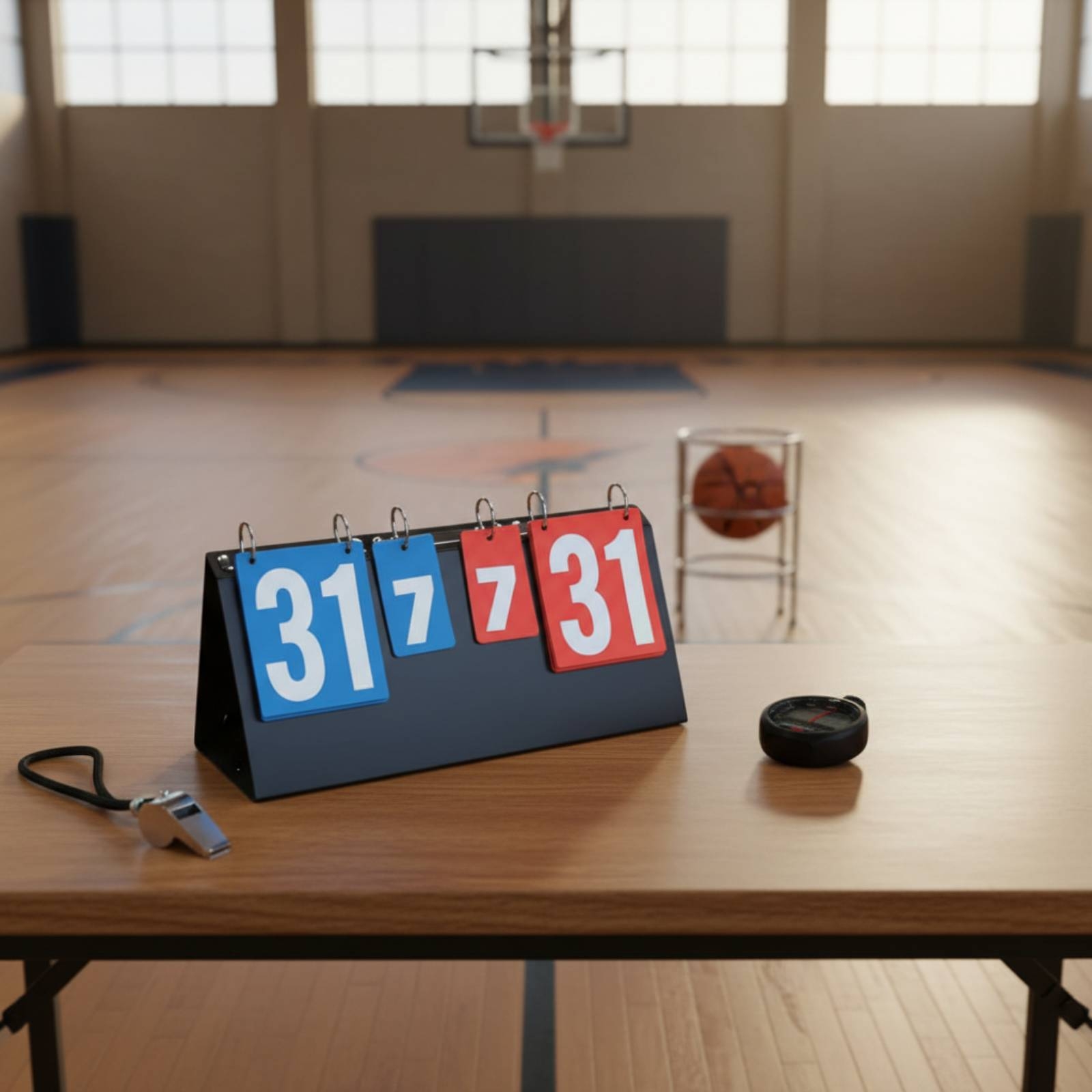 Table Tennis Table - Tragbare Flip-Anzeigetafel, Multi-Sport Flip-Anzeigetafel, Score Flipper,