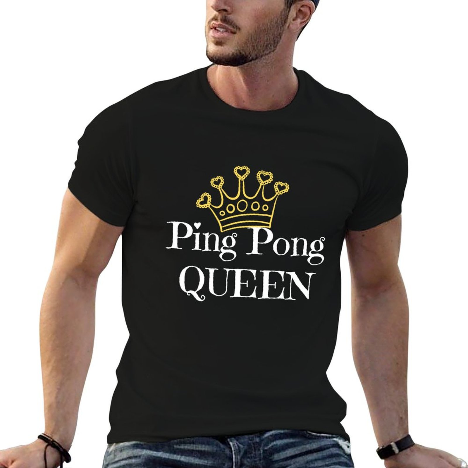 Table Tennis Queen - Ping Pong Queen T-Shirt für Tischtennisliebhaber,