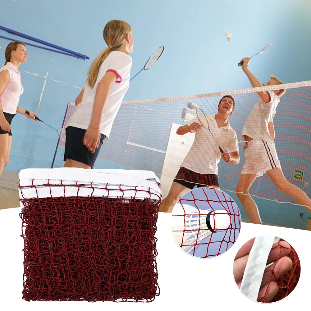 Table Tennis Volleyball - Badminton-Netz, Polypropylen-Badminton-Ersatznetz, einfache Einrichtung, Badminton-Netz, Ersatz