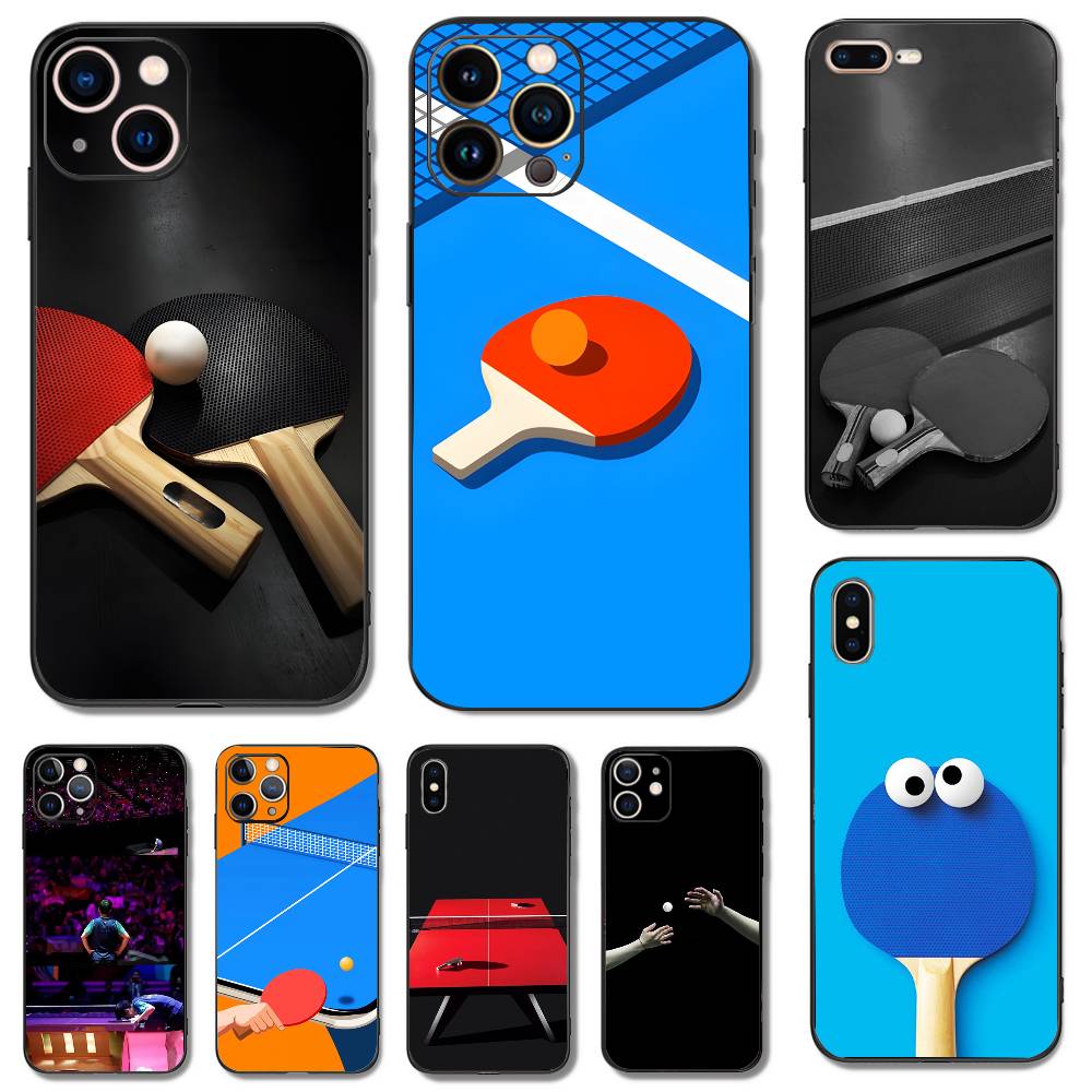 Table Tennis Quotes - Tischtennisschläger Handyhülle für iPhone 17, 16,