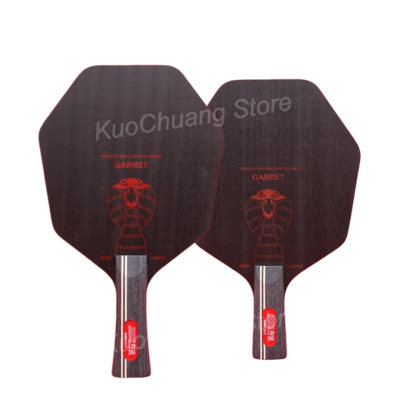 Table Tennis Blades - Sechseckiges Tischtennisschlägerholz 5/7/9-lagiges Holz-Carbon-Ping-Pong-Schlägerholz Größerer Schlagflächeneinsatz