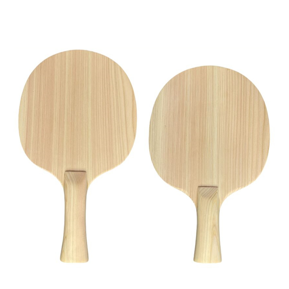 Table Tennis Table - Einlagiges Hinoki-Massivholz Tischtennisschläger-Holz 8mm Ping-Pong-Schläger FL