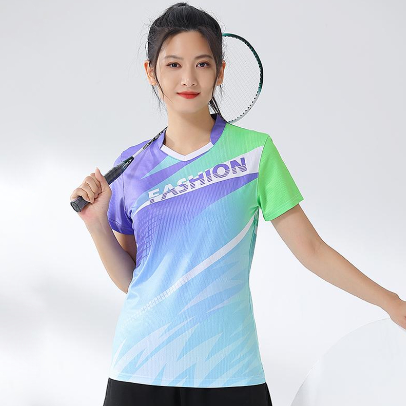 Table Tennis Volleyball - Frauen Badminton Shirt Print Golf tragen