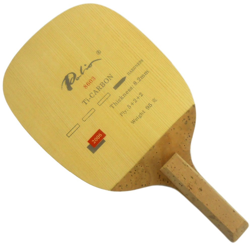 Table Tennis Forehand - PALIO 8603 Carbon Titan Tischtennisschläger JS