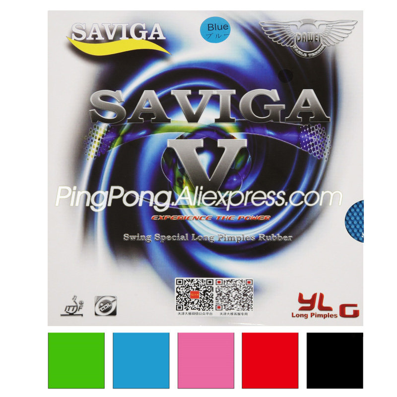 Bunte DAWEI SAVIGA V Pips-lang – Table Tennis Forehand Bewertung und Preis
