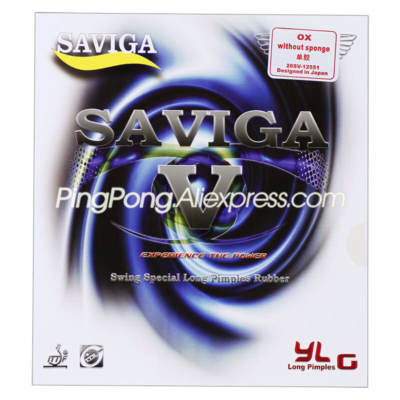 Bunte DAWEI SAVIGA V Pips-lang – Table Tennis Forehand Bewertung und Preis