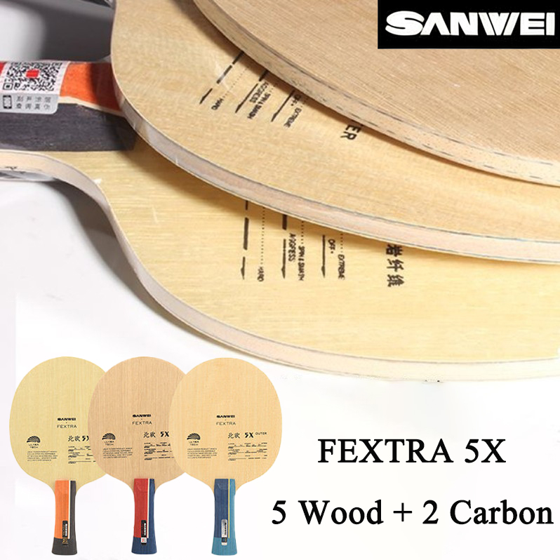 SANWEI FEXTRA 5X Blau/Gelb Ary – Table Tennis Blades Bewertung und Preis
