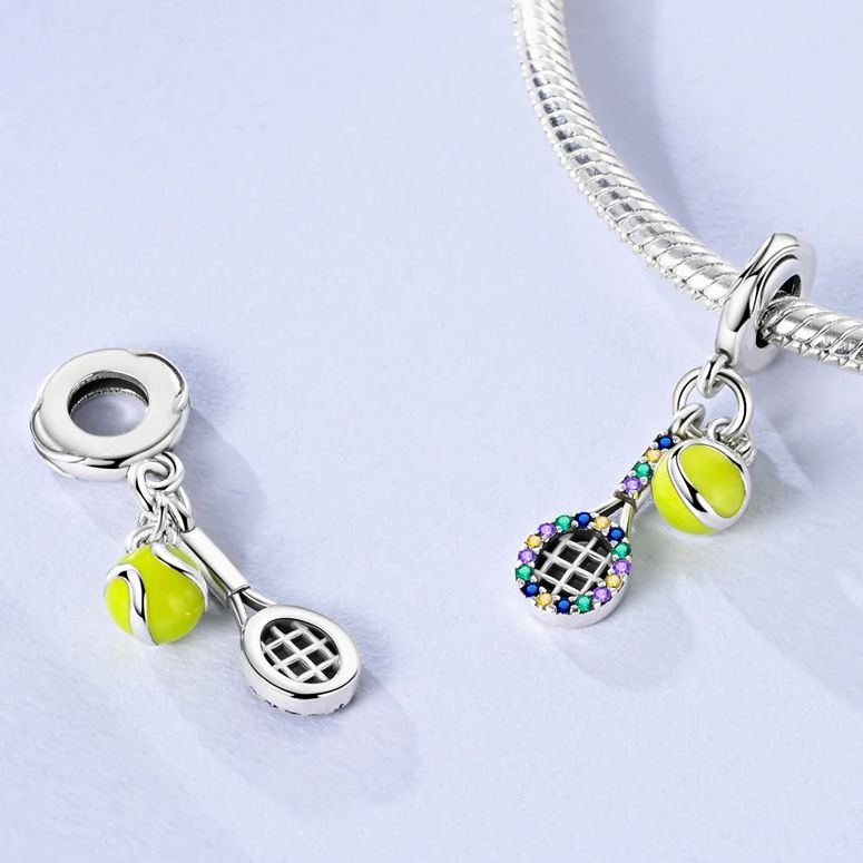 925 Sterling Silber Charms Per – Table Tennis Volleyball Bewertung und Preis